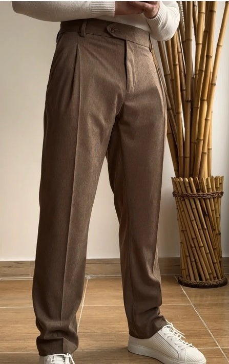High Waist Slim Fit Business Casual Trousers
